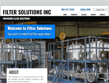 Tablet Screenshot of filtersolutions.com